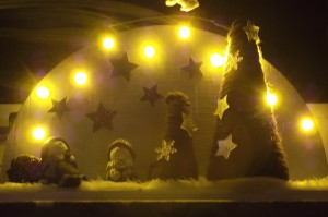 LED Lichterbogen beleuchtet