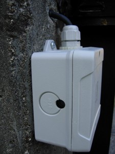 Kamera in Abzweigdose Kamera in Abzweigdose