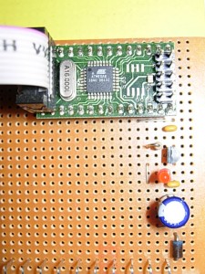 Mega8 Mini Modul auf Lochraster Mini Modul auf Lochraster